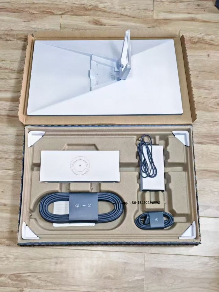 Starlink Standard V4 kit unboxed with dish, router and cables