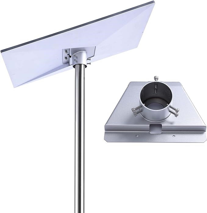 Starlink Standard V4 dish on a pole mount with mounting bracket
