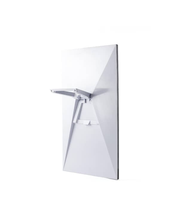 Rear view of the Starlink Standard V4 dish and kickstand
