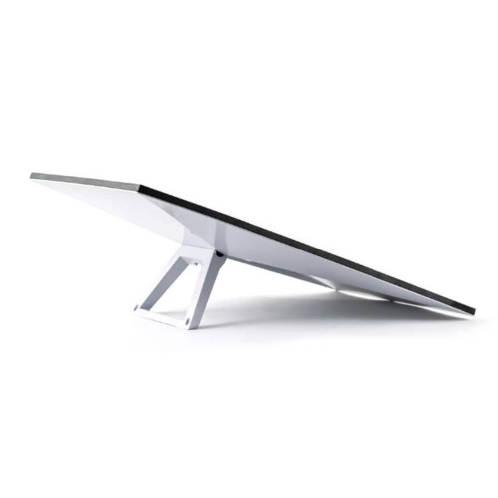 Starlink Standard V4 phased-array dish on its kickstand